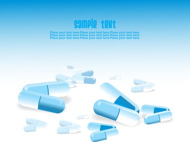 Medical tablet background clipart