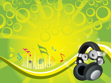 Musical composition disco series clipart