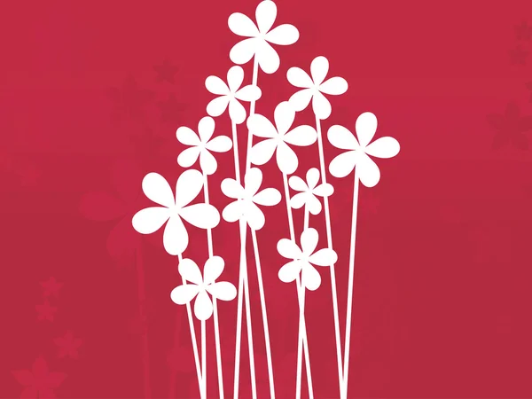 Blütenmuster Hintergrund — Stockvektor