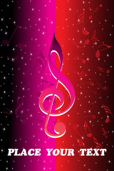 Musical notes background — Stock Vector