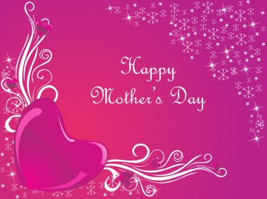 Vector wallpaper for mothers day clipart