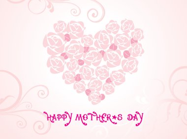 Vector wallpaper for mothers day clipart