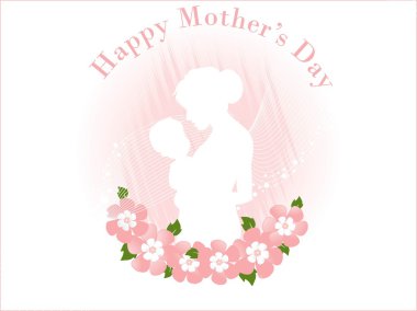 Vector wallpaper for mothers day clipart