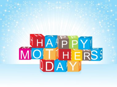 Vector wallpaper for mothers day clipart