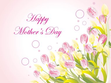 Vector wallpaper for mothers day clipart