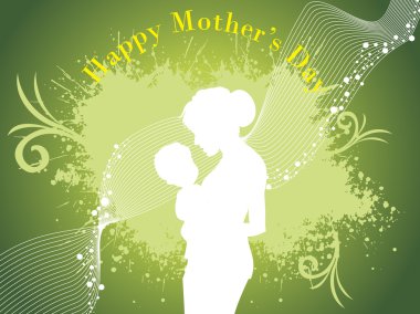 Vector wallpaper for mothers day clipart