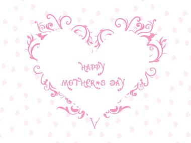 Vector wallpaper for mothers day clipart