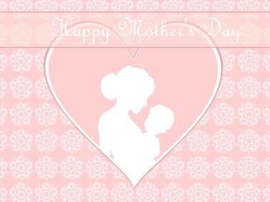 Vector wallpaper for mothers day clipart