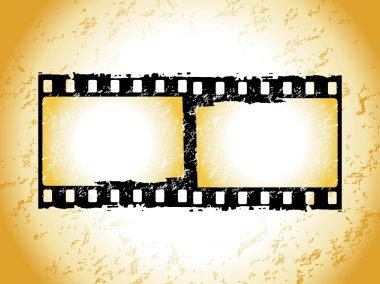 Movie stripe frame clipart