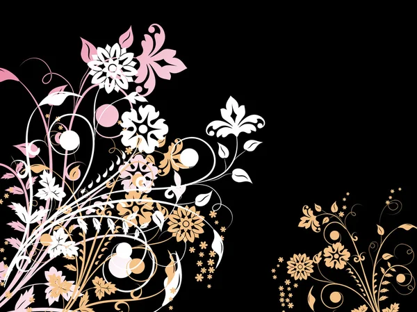 Vecteur fleurs colorées jardin botanique — Image vectorielle