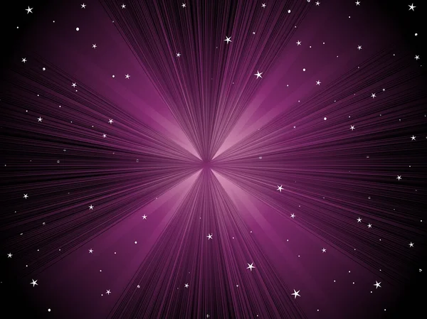 Ακτίνες φόντο με twinkle αστέρων — Διανυσματικό Αρχείο