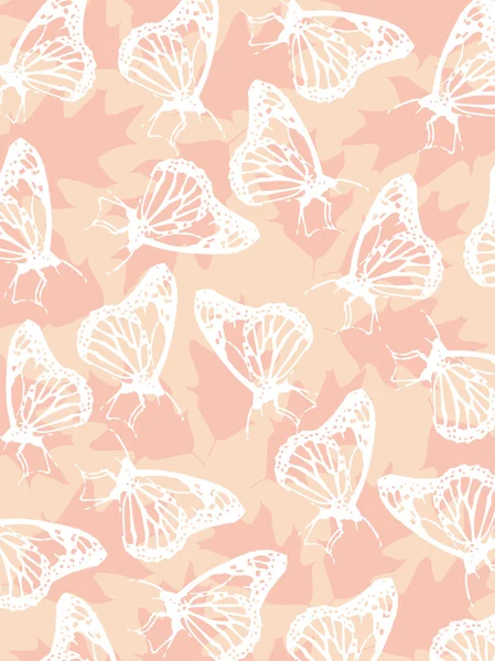 Illustration butterflies background — Stock Vector