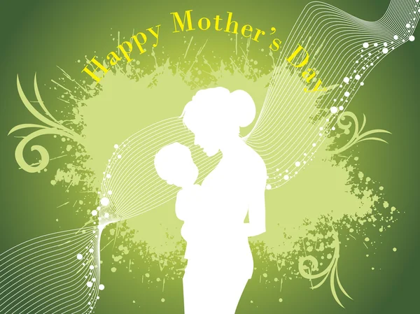 Papier peint vectoriel pour la fête des mères — Image vectorielle