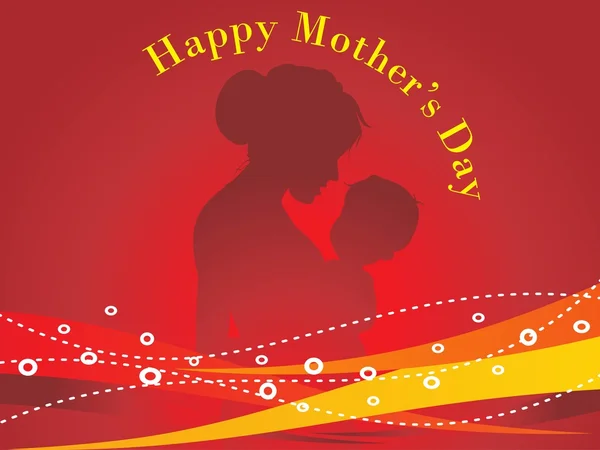 Papier peint vectoriel pour la fête des mères — Image vectorielle