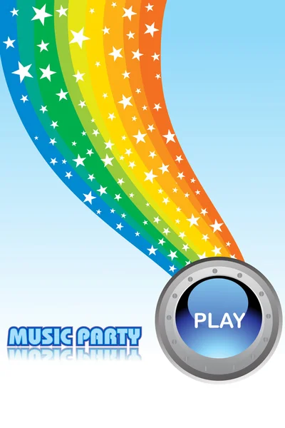Music party background — Stock Vector