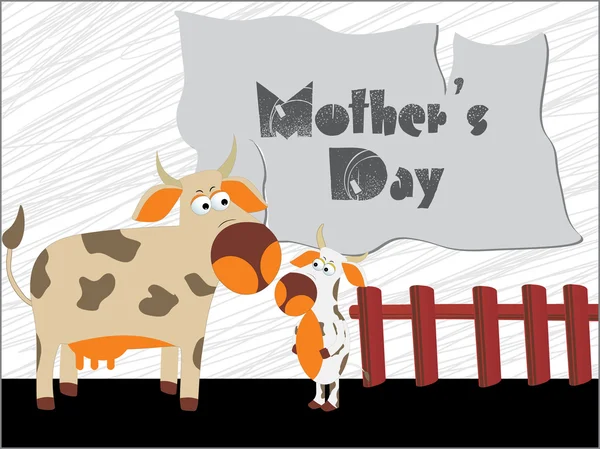 Illustratie voor mother day — Stockvector