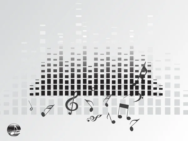 Fondo musical vectorial — Archivo Imágenes Vectoriales