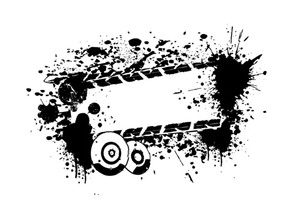 Illustration de bannière grunge — Image vectorielle