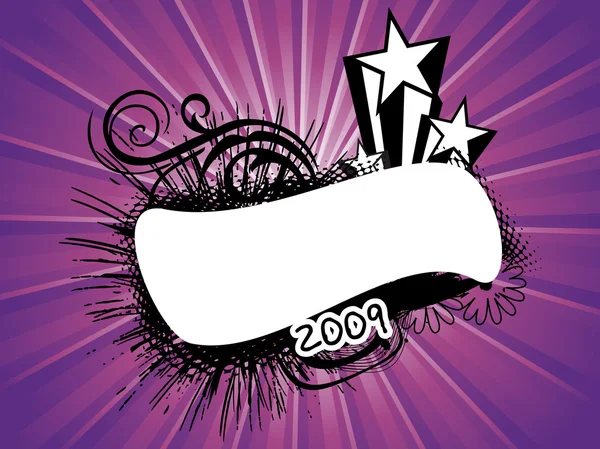 Χαιρετισμός του νέου έτους 2009 — Διανυσματικό Αρχείο