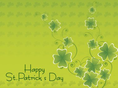 Shamrock pattern background