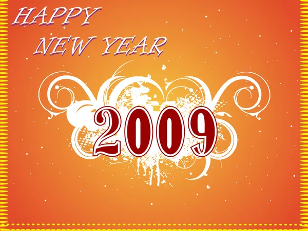Nieuwjaar 2009 partijthema — Stockvector