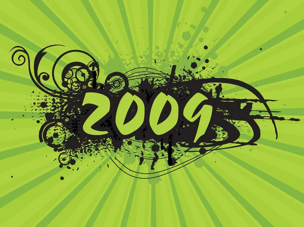 Новый 2009 год — стоковый вектор