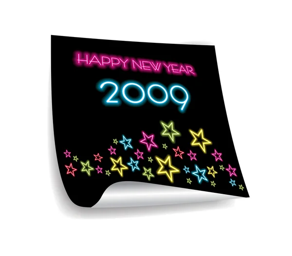 Nouvelle année 2009 séries2, design1 — Image vectorielle
