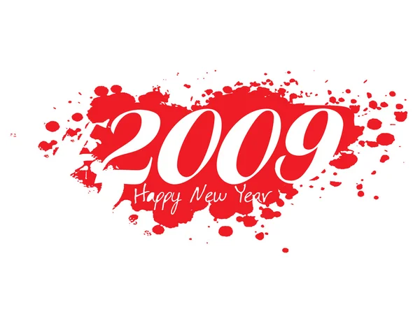 Nouvelle année 2009 séries2, design6 — Image vectorielle