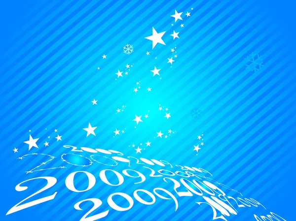 Nouvelle année 2009 séries2, design12 — Image vectorielle