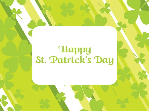 St. patrick's day strips background — Stock Vector