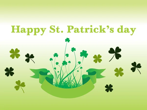 Background for patrick day — Stock Vector