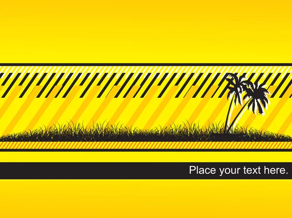Arrière-plan palmier — Image vectorielle