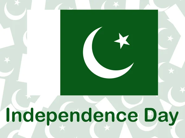 Σημαία του Πακιστάν με φόντο — Διανυσματικό Αρχείο