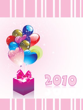 Vector illustration for 2010 clipart