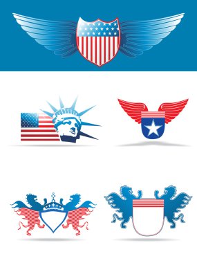 Vector us background clipart