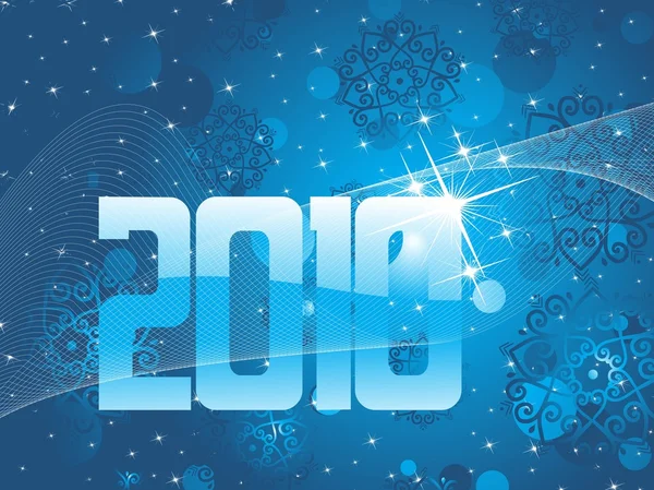 Illustration vectorielle pour la nouvelle année — Image vectorielle