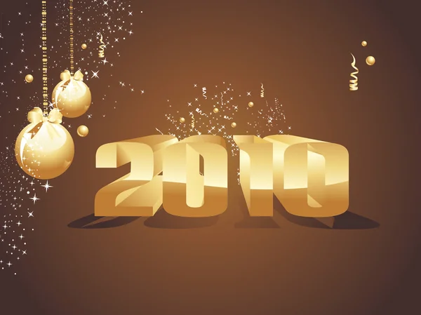 Vector illustration of new year — Stock Vector