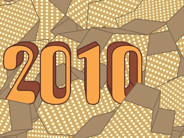 Векторная иллюстрация на новый год — стоковый вектор