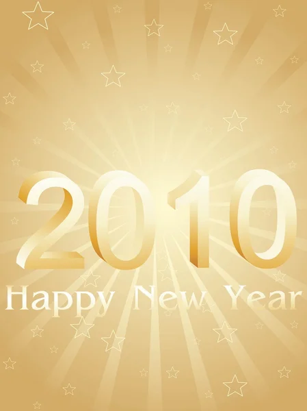 背景为快乐新的一年 — 图库矢量图片