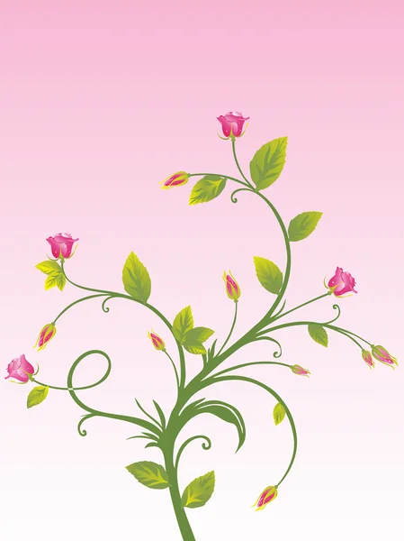 Ramo de flores, papel pintado — Archivo Imágenes Vectoriales