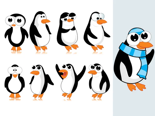 Векторный пингвин — стоковый вектор