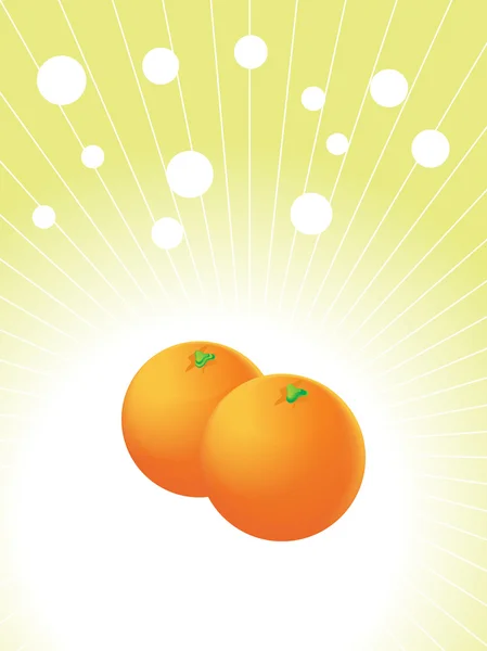 Orange vector illustration — Stock Vector