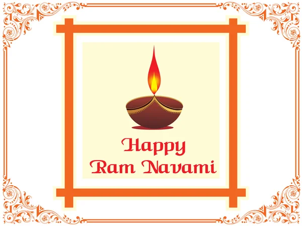 Ramnavami için arka plan — Stok Vektör