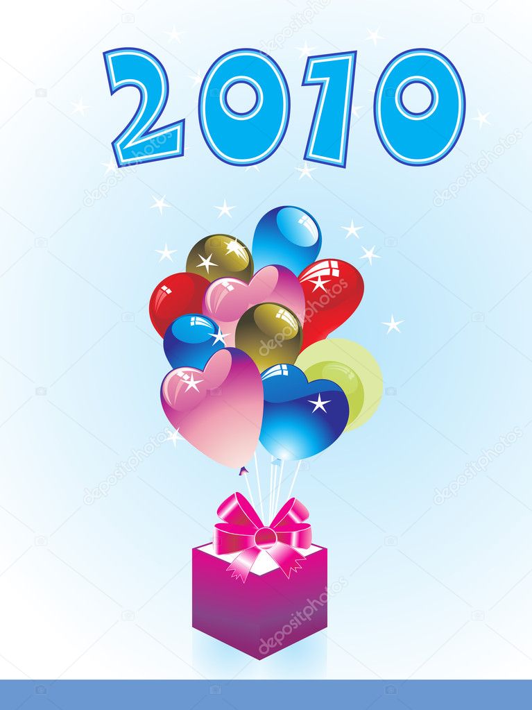 Vector illustration for new year