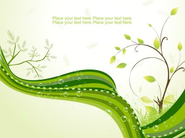 Nature theme background clipart