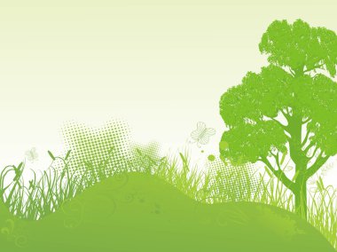 Nature theme background clipart