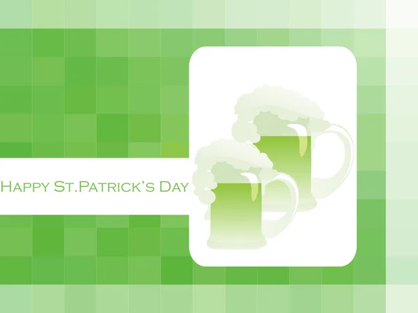 St. patric day illustration — Stock Vector