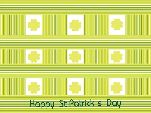 Abstract st. patricks day decoration — Stock Vector