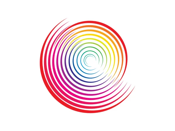 Rainbow background illustration — Stock Vector