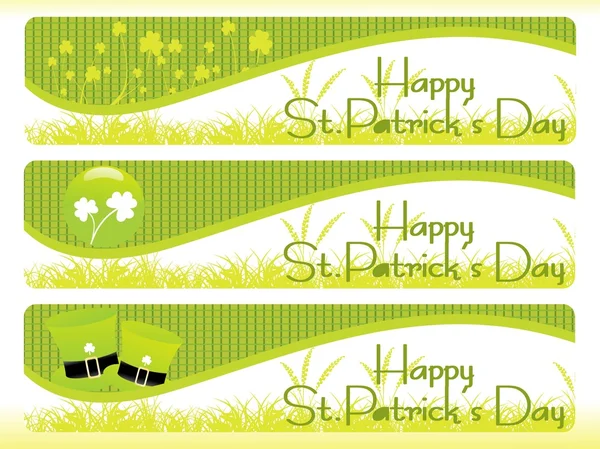 St. Patricks banner — Stockvector